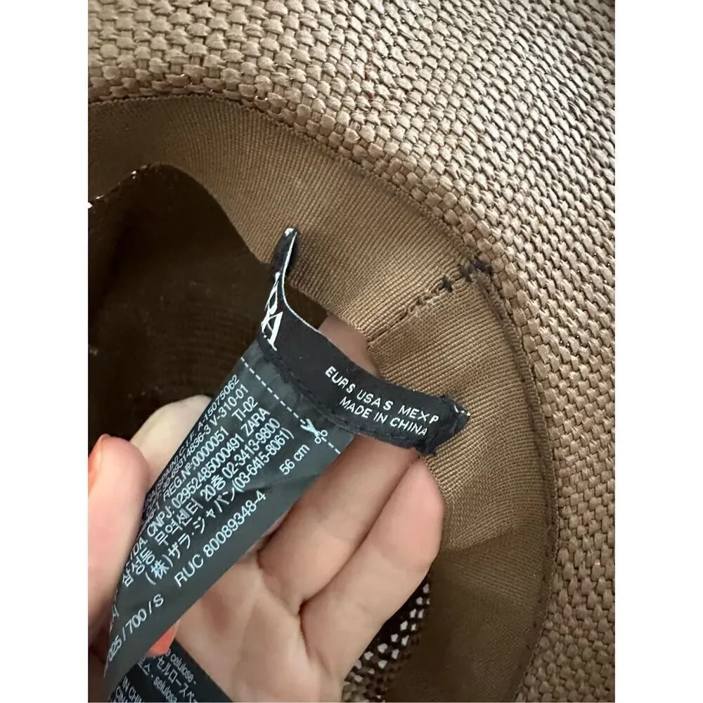 NWT ZARA WOVEN RANCHER HAT Size S
